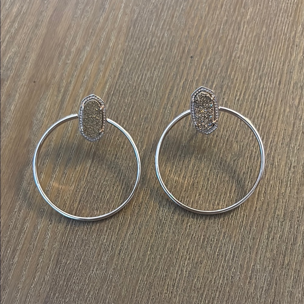 Rose Gold Hoop Earrings